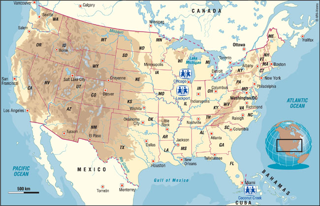 Sponsorship Locations in USA