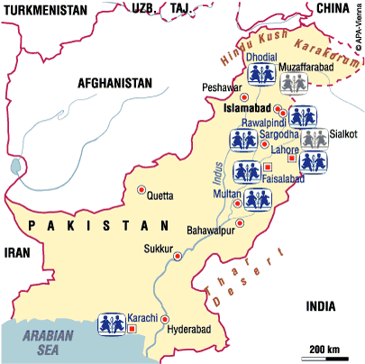 Pakistan sponsorship locations