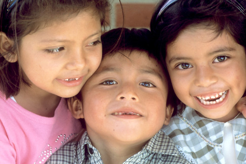 Children at SOS Children's Village San Jeronimo, Guatemala