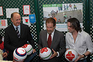 FIFA/SOS Ambassadors Scolari, Madaíl and Maniche