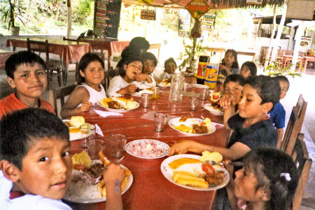 sponsored children in SOS Peru
