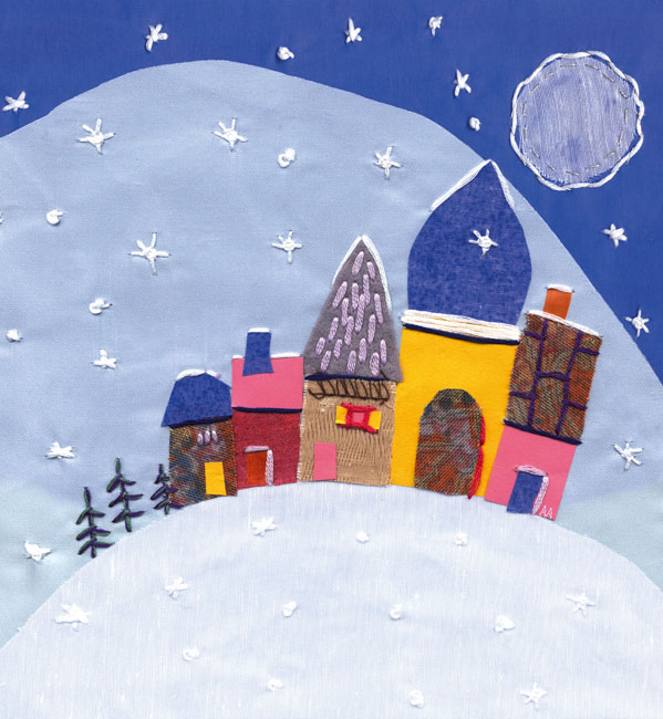SOS Children charity Christmas card - Starry Night