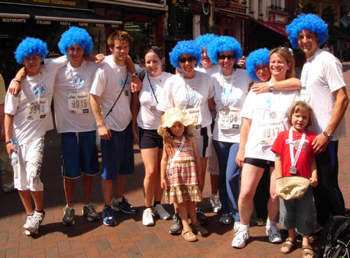 The SOS Children team after completing the British 10K Run