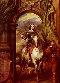Sir Anthony van Dyck. Equestrian portrait of Charles I with Seignior de St Antoine