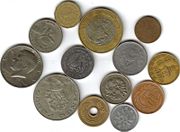 Coins from around the world.