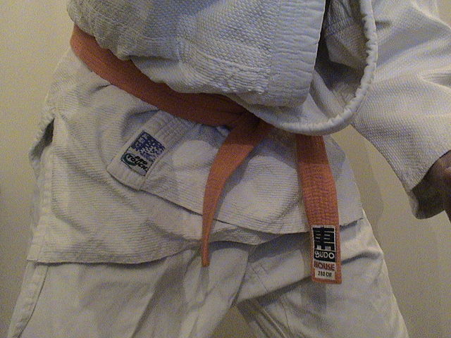 Image:Judo orange belt.JPG
