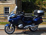 A BMW R1200RT touring bike