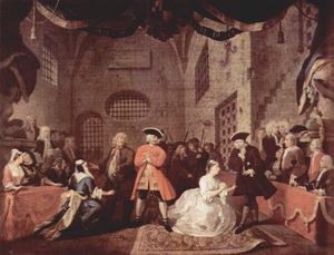 The Beggar's Opera VI, 1731, Tate Britain's version (22.5 x 30 ins.)