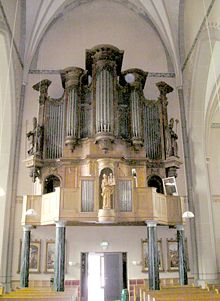Pipe organ, St. Elisabethschurch in Grave, The Netherlands