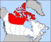 The Carrothers Commission decided the logical place for a new capital was near the geographical centre of the territory. This map shows the 1912 to 1999 boundaries.