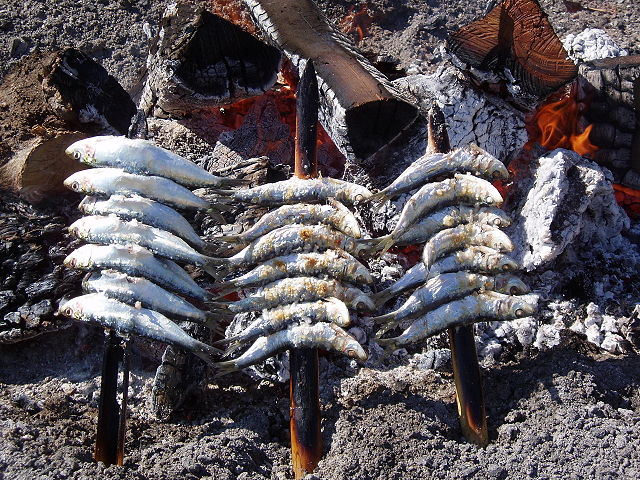 Image:Sardines 03 beach Torre del Mar.JPG