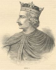 Henry I depicted in Cassell's History of England (1902)