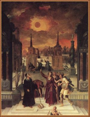 Astronomers Studying an Eclipse by Antoine Caron