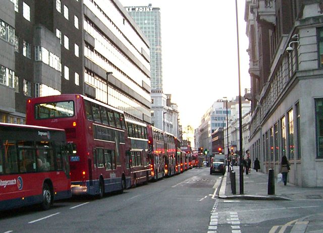 Image:Bus congestion on New Oxford Street.jpg