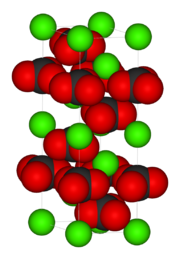 The unit cell of calcite