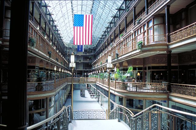 Image:ClevelandArcade Interior Flag.jpg