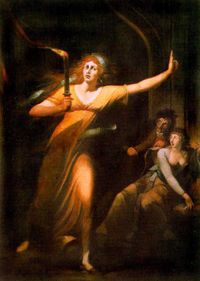 Lady Macbeth sleepwalking by Johann Heinrich Füssli.