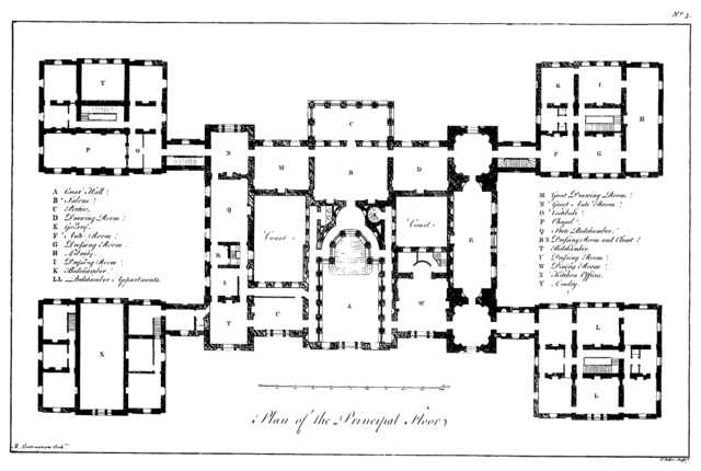 Image:Plan of Holkham Hall.png