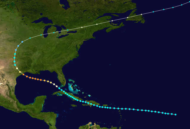 Image:1900 Galveston hurricane track.png