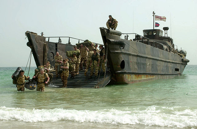 Image:Royal Marines, landing craft utility, 26Feb2003.jpg