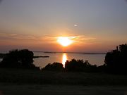 Lake Edward from Mweya in Queen Elizabeth National Park