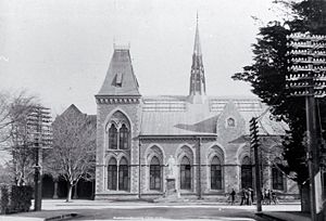 Canterbury Museum, designed by Benjamin Mountfort.  Completed in 1882, in the style of a French chateau