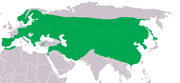 Range of Eurasian Eagle Owl