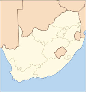 Map of South Africa