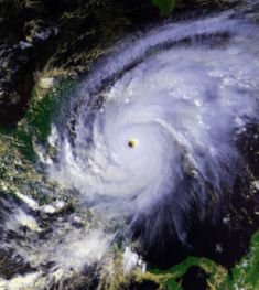 Hurricane Mitch at peak intensity