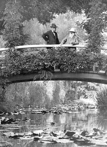 Image:Monet in Garden, New York Times, 1922.JPG