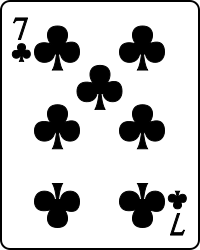 Image:Playing card club 7.svg