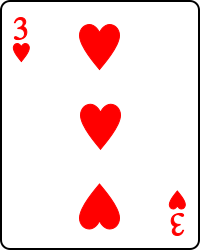 Image:Playing card heart 3.svg