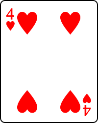 Image:Playing card heart 4.svg