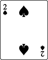 Image:Playing card spade 2.svg