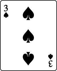 Image:Playing card spade 3.svg