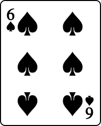 Image:Playing card spade 6.svg