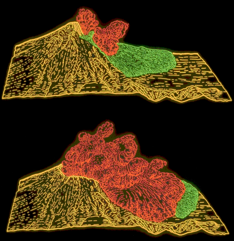 Image:Computer animation showing May 18, 1980 St Helens landslide.png