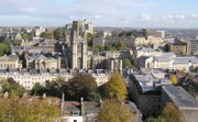 Most of the buildings here are used by the University. The Wills Memorial Building is left of centre. Viewed from the Cabot Tower on Brandon Hill