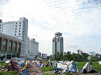 Like in other large cities of India, Kochi has a growing slum population. Hundreds of people, mostly comprising migrant labourers who come to the city seeking job prospects, reside in such shabby areas.