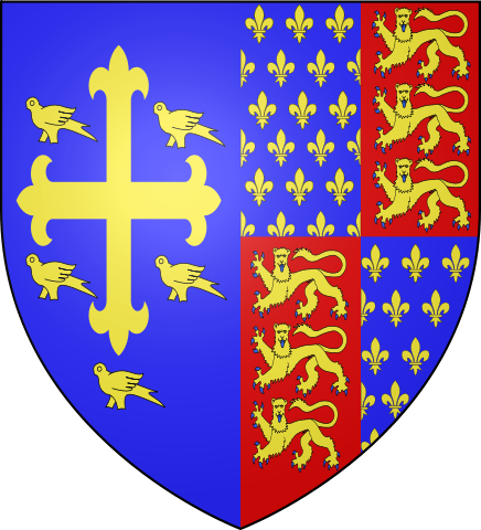 Image:England Arms 1367-impale Confessor.svg