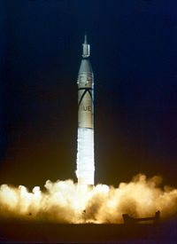 Launch of Explorer 1 on January 31, 1958.