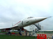 Pre-production Concorde number 101 on display at the Imperial War Museum, Duxford, UK