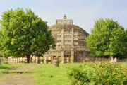 Great Stupa (3rd century BCE), Sanchi, India.