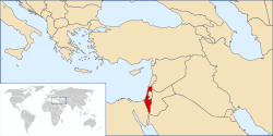 Location of Israel