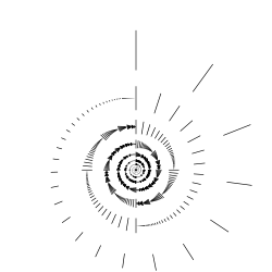 Representation of the ordinal numbers up to ωω. Each turn of the spiral represents one power of ω