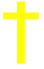 The yellow cross worn by Cathar repentants.
