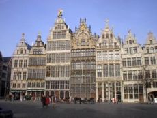 16th-century Guildhouses at the Grote Markt.