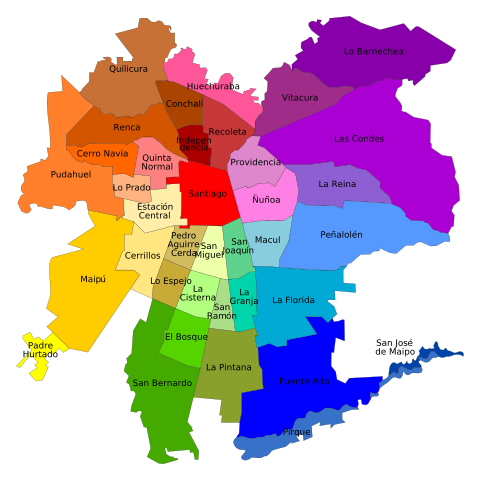 Image:Comunas de Santiago (nombres).svg