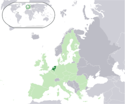 Location of the Netherlands