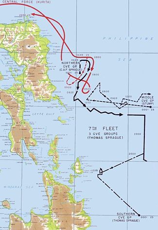 The battle off Samar.